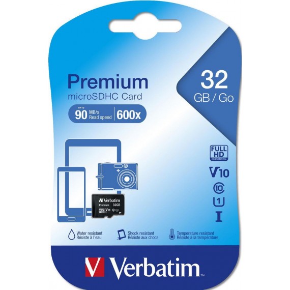 Verbatim - 32GB microsd