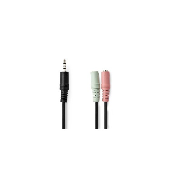 Nedis - 3,5mm jack han til hun X2 (stereo og mono)