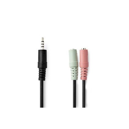 Nedis - 3,5mm jack han til hun X2 (stereo og mono)