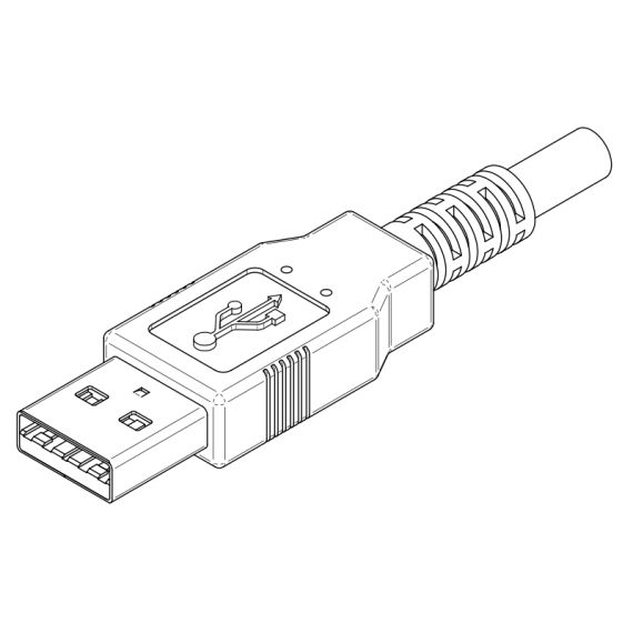 USB A til USB B 2m